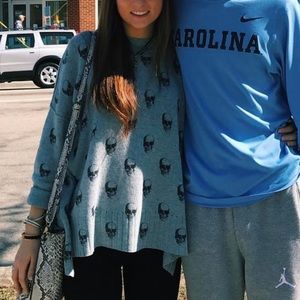 skull cashmere sweater